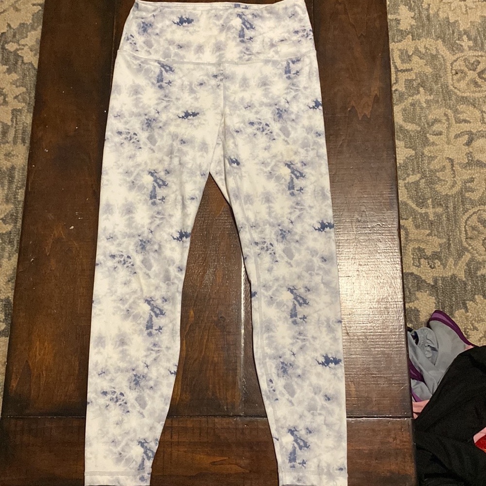 Marble Print Athletic Leggings